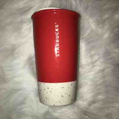 New Starbucks Holiday 2017 Red JOYFUL Travel Mug Tumbler + Lid - Sold on eBay Sep, 30th 2018 for $20.99