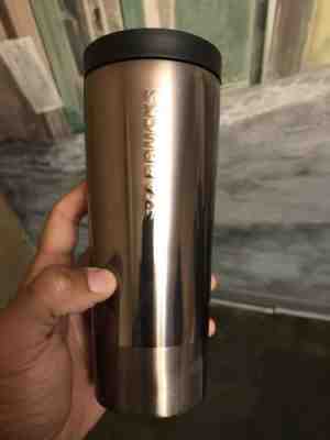 Starbucks Gun Metal Stainless Tumbler (16 oz) Holiday 2017 New Fast Ship - Sold on eBay Sep, 26th 2018 for $8.00