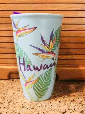 Starbucks Hawaii Exclusive Bird Of Paradise Ceramic Tumbler 12 oz. 2017 - Sold on eBay Sep, 25th 2018 for $35.99