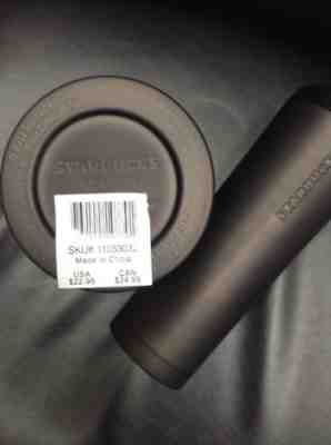 Starbucks Black Stainless Steel Tumbler 20 Oz 2017. Winter Collection! - Sold on eBay Sep, 22nd 2018 for $15.52