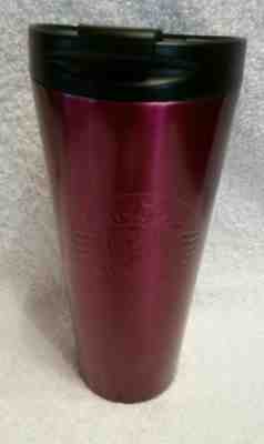 Starbucks Berry Pink Embossed Siren Logo Stainless  Tumbler 16oz 2017 NWT - Sold on eBay Sep, 19th 2018 for $18.00