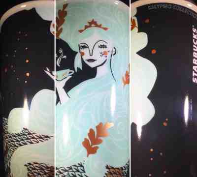 NEW Starbucks Holiday 2018 Rose Gold SIREN Travel Tumbler -  Mermaid Ceramic12oz - Sold on eBay Nov, 9th 2018 for $35.00