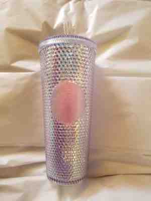 NEW Starbucks 2018 Holiday Rainbow Iridescent Glitter Traveler Tumbler Cup 24 OZ - Sold on eBay Nov, 8th 2018 for $35.00