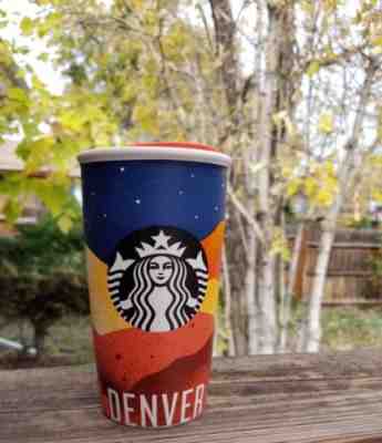 Starbucks New DENVER 2016 Local Collection To Go Cup Travel Tumbler Mug 12 oz - Sold on eBay Sep, 10th 2018 for $32.99