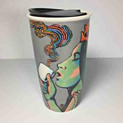 2016 Starbucks 25th Anniversary Siren Tumbler Mug 12 oz. pre owned  - Sold on eBay Sep, 8th 2018 for $20.00