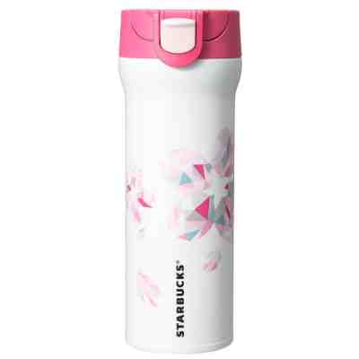 Starbucks Japan 2016 Sakura Cherry Blossom Handy Stainless Tumbler 470ml - Sold on eBay Sep, 6th 2018 for $42.80