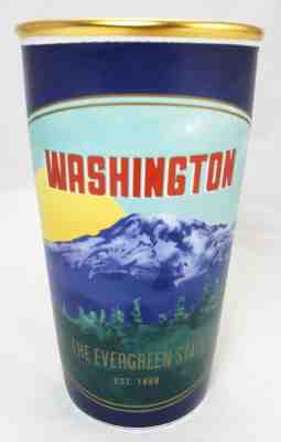 Starbucks Coffee 2016 WASHINGTON Evergreen State Traveler Tumbler Blue Ceramic  - Sold on eBay Sep, 3rd 2018 for $45.95