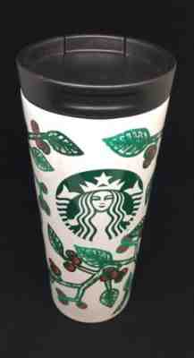 Starbucks 2016 Double Wall Stainless HOLLY BERRY Travel Mug Tumbler 2017 PROMO - Sold on eBay Aug, 30th 2018 for $15.00