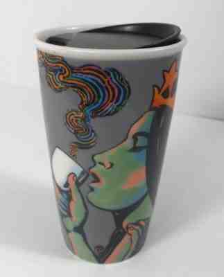 Starbucks Mermaid Ceramic Tumbler Mug 25th Anniversary 2016 - Sold on eBay Aug, 30th 2018 for $27.99