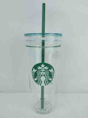 Starbucks Venti Clear Glass Double Wall Tumbler Cold Cup 20oz 2017 - Sold on eBay Sep, 18th 2018 for $45.00