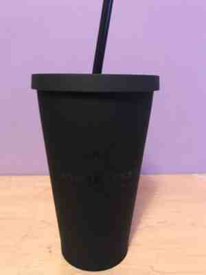 2017 Starbucks Tumbler MATTE Black Cold Drink Cup 16oz Travel Acrylic Grande - Sold on eBay Sep, 14th 2018 for $30.00