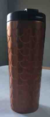Starbucks Rose Gold Scales Stainless Tumbler (16 oz) Holiday 2017 New - Sold on eBay Sep, 14th 2018 for $14.99
