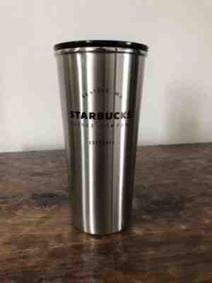 Starbucks Coffee Heritage Stainless Steel Tumbler Travel To Go Mug 16 oz 2017 - Sold on eBay Sep, 11th 2018 for $16.00