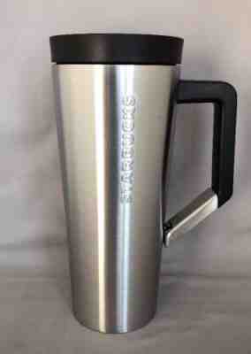 Starbucks Silver Stainless Steel Clip On Handle   Tumbler 16 Oz . 2017. NWT! - Sold on eBay Sep, 10th 2018 for $30.00