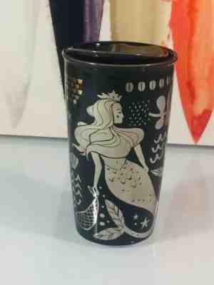 New Starbucks 2017 Siren Wall Ceramic Travel Brown Tumbler - Sold on eBay Sep, 8th 2018 for $29.99