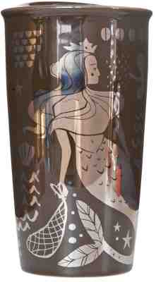 Starbucks  2017 Siren Mermaid Double Wall Ceramic Tumbler, 12 oz - Sold on eBay Sep, 7th 2018 for $34.99