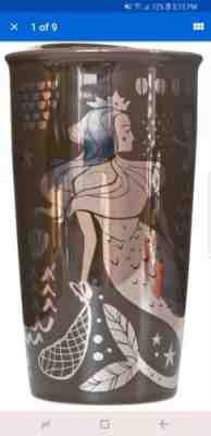 Starbucks Siren Mermaid Brown Mirror Ceramic Tumbler Travel Holiday 2017 Ltd NEW - Sold on eBay Sep, 6th 2018 for $15.00