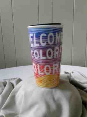 ?Starbucks "Welcome To Colorful Colorado" 12oz. Ceramic Travel Tumbler 2017 NWOT - Sold on eBay Sep, 4th 2018 for $20.00