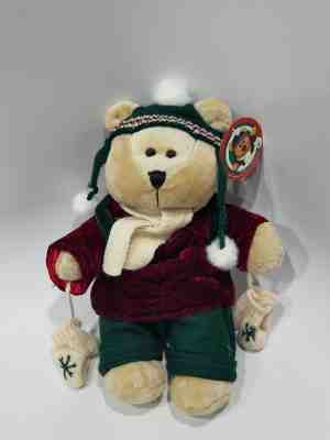 Vintage 2005 Starbucks Bearista Christmas Limited Edition Holiday Bear Plush - Sold on eBay Nov, 21st 2018 for $12.00