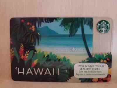 2014 Starbucks Limited Edition Hawaii Gift Card no balance - Sold on eBay Nov, 21st 2018 for $5.99