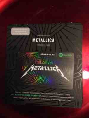 Lot Of 15- Starbucks Limited Edition Metalica Spotify Gift Card 2017 Mint - Sold on eBay Nov, 20th 2018 for $7.20
