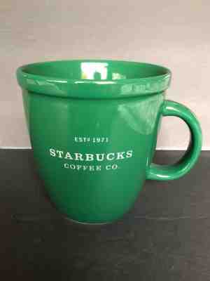 Starbucks Coffee Mug 2001 Barista Green 16 Oz Est 1971 - Sold on eBay Nov, 22nd 2018 for $9.99