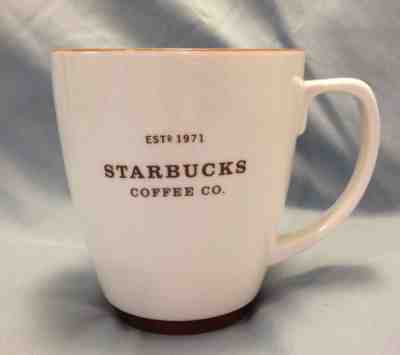 2006 Starbucks Coffee Co. Est 1971 White & Brown Coffee Mug 18 oz - Sold on eBay Nov, 19th 2018 for $11.98