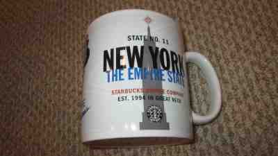 Starbucks 1999 New York Empire State Coffee Mug Cup 20 oz NWT Original Sticker - Sold on eBay Nov, 19th 2018 for $18.00