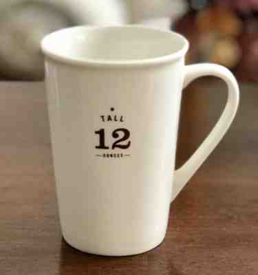 Starbucks Coffee Mug Tall 12 Oz 2000 Edition Bone Color Used - Sold on eBay Nov, 17th 2018 for $7.00
