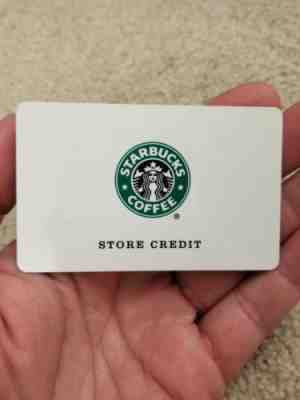 Starbucks 2001 USA Old Logo White Store Credit Card Siren Mermaid 6005 RARE - Sold on eBay Oct, 25th 2018 for $5.25