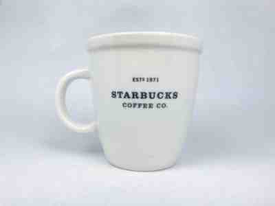 Starbucks 2001 White Barista ABBEY Coffee Mug 16oz - Sold on eBay Sep, 19th 2018 for $10.95