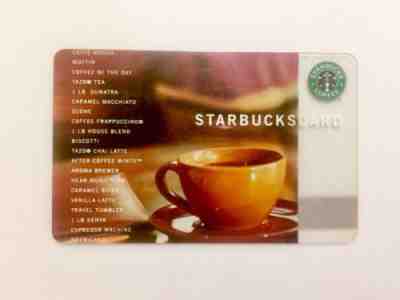 STARBUCKS 2001 1st-Ever Classic Core Brown Cup Gift Card. Pin Intact. #6005 - Sold on eBay Sep, 17th 2018 for $4.99
