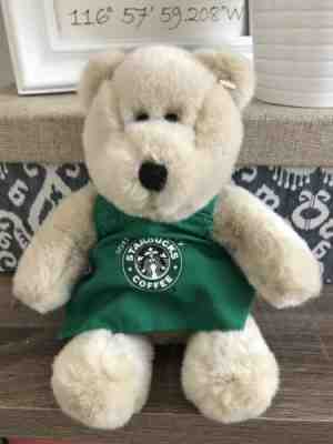 2001 Starbucks Coffee Bearista Bear Plush 15th Edition 30th Anniversary EUC 10" - Sold on eBay Sep, 17th 2018 for $12.60