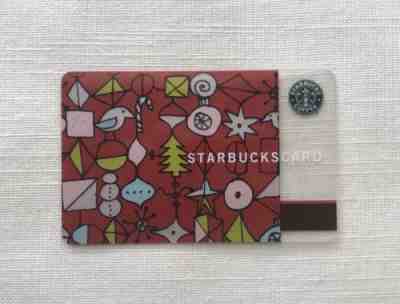 Starbucks Card 2002 Christmas Ornaments Old Logo Pin Intact - Sold on eBay Nov, 21st 2018 for $7.99