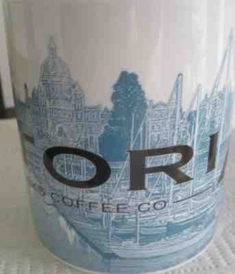 Starbucks Mug Victoria Skyline Series One Barista 2002 Blue/White Large Mug - Sold on eBay Nov, 19th 2018 for $29.90