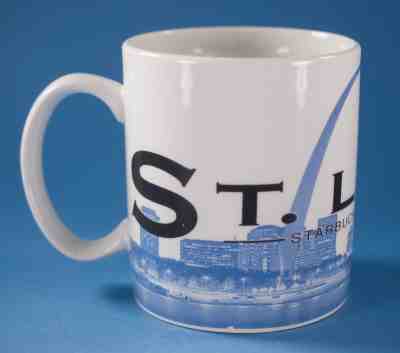 Starbucks 2002 Skyline Series One St. Louis 16 oz Barista Coffee Mug Gateway - Sold on eBay Nov, 19th 2018 for $13.83