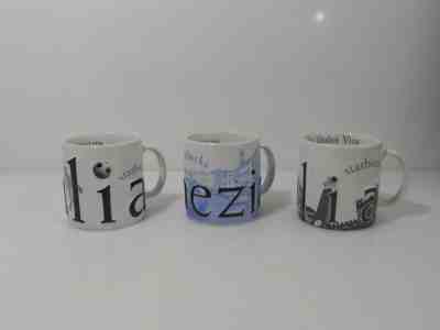 3 Starbucks La Dolce Vita Barista Series Mugs 2002-3 Italia, Venezia, Soccer  - Sold on eBay Nov, 19th 2018 for $9.99
