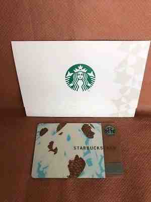 Rare ! Starbucks Japan Card & Case Fir tree 2002 Limited Edition - Sold on eBay Nov, 7th 2018 for $30.00