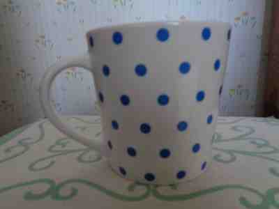 Starbucks 2003 Blue & White Polka Dot 13oz Mug Barista Unused Condition - Sold on eBay Nov, 22nd 2018 for $7.50