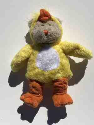 2003 STARBUCKS Plush 10" 25th Ed FLUFFY DUCK or CHICK BEARISTA BEAR Easter - Sold on eBay Nov, 11th 2018 for $3.00
