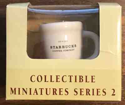 Starbucks 2004 Collectible Miniatures Series 2 - Abbey Mug NIB ornament (1150) - Sold on eBay Nov, 23rd 2018 for $15.00