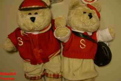STARBUCKS BEARISTA 2004 BTS BACK TO SCHOOL BOY & GIRL FREE SHIPPING - Sold on eBay Nov, 20th 2018 for $49.99