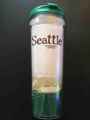 STARBUCKS Plastic Tumbler Collector Series SEATTLE 12oz 2004 - Sold on eBay Nov, 20th 2018 for $3.99