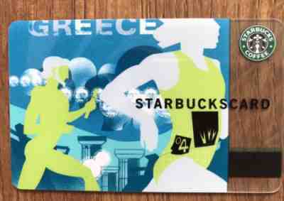 Starbucks 2004 ATHENS GREECE Olympic Games Gift Card - Sold on eBay Nov, 18th 2018 for $14.04
