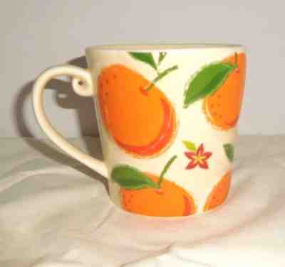 Starbucks 2006 Raised Embossed Fruit ORANGES Design Coffee Cup Mug 16oz. - Sold on eBay Nov, 18th 2018 for $5.99