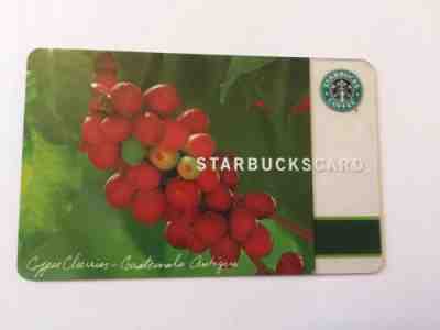 STARBUCKS - GUATEMALA COFFEE CHERRIES - Gift Card Collectible 2005 NO Value RARE - Sold on eBay Nov, 22nd 2018 for $5.49