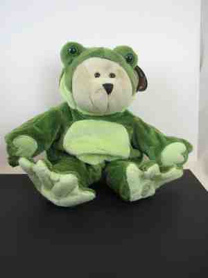 Starbucks Coffee Company Bearista bear in frog costume plush 2005  with tags - Sold on eBay Nov, 22nd 2018 for $10.99