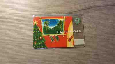 Starbucks Hawaiian Christmas Mele Kalikimaka 2005 gift card collectible NO VALUE