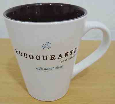 Starbucks Pococurante Nonchalant National Spelling Bee Coffee Mug 13 oz 2006 NEW - Sold on eBay Nov, 19th 2018 for $17.25