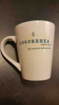 Starbucks 2006 Logorrhea Coffee Cup Mug White Teal 13 oz - Sold on eBay Nov, 19th 2018 for $11.00